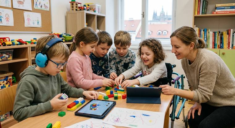 Lekce v Praze pro neurodivergentní děti